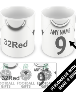 Leeds Home Shirt 2019 Personalised Retro Kit Mug