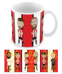 Sheff Utd Vector Heroes Players Mug 2023-24