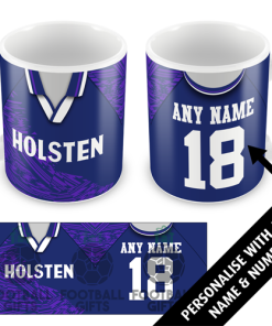 Spurs Away Shirt 1994 Personalised Retro Kit Mug