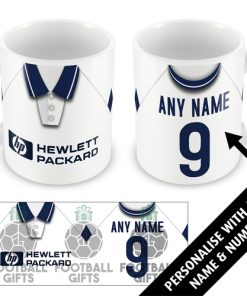 Spurs Home Shirt 1996 Personalised Retro Kit Mug