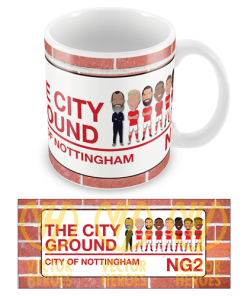 Nottingham Forest City Ground Stadium Sign Mug 23-24