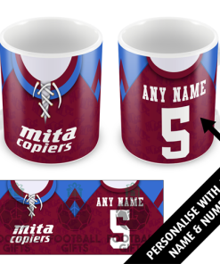 Villa Home Shirt 1992 Personalised Retro Kit Mug