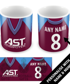 Villa Home Shirt 1997 Personalised Retro Kit Mug