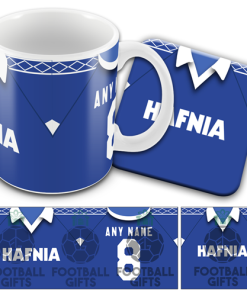 Everton Home 1981 Retro Kit Mug and Coaster Set