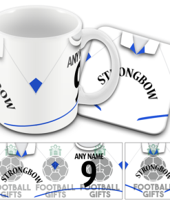 Leeds Home 2002 Retro Kit Mug and Coaster Set