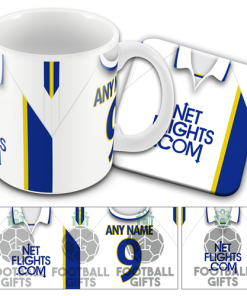 Leeds Home 2009 Retro Kit Mug and Coaster Set