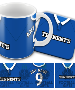 Rangers Retro Kit Mug and Coaster Set Home 2010