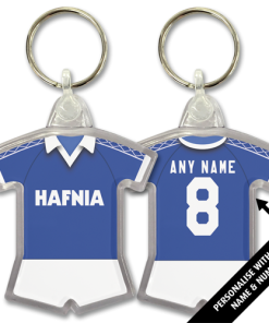 Everton Home 1981 Classic Kits Retro Shirt Keyring