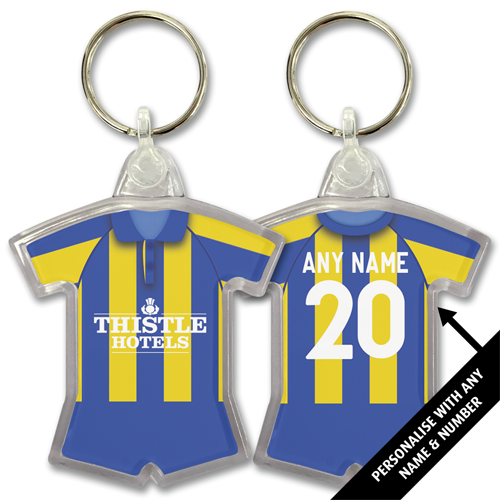 Leeds Away 1993 Classic Kits Retro Shirt Keyring