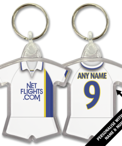 Leeds Home 2009 Classic Kits Retro Shirt Keyring