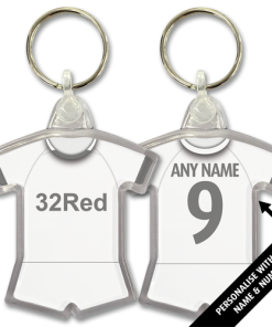 Leeds Home 2019 Classic Kits Retro Shirt Keyring