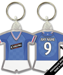 Rangers Classic Kits Home 2009 Retro Shirt Keyring