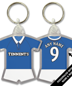 Rangers Classic Kits Home 2010 Retro Shirt Keyring