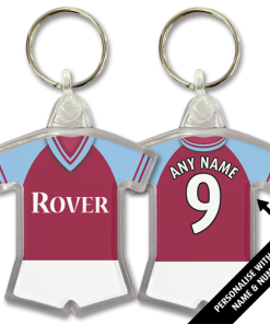 Villa Home 2002 Classic Kits Retro Shirt Keyring