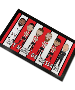 Sheff Utd Personalised Bar Runner Mat Vector Heroes 2023-24