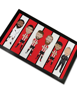 Sheff Utd Bar Runner Mat Vector Heroes 2023-24