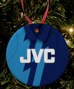 Arsenal Away 1995 Retro Kit Christmas Tree Decoration