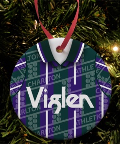 Charlton Away 1995 Retro Kit Christmas Tree Decoration