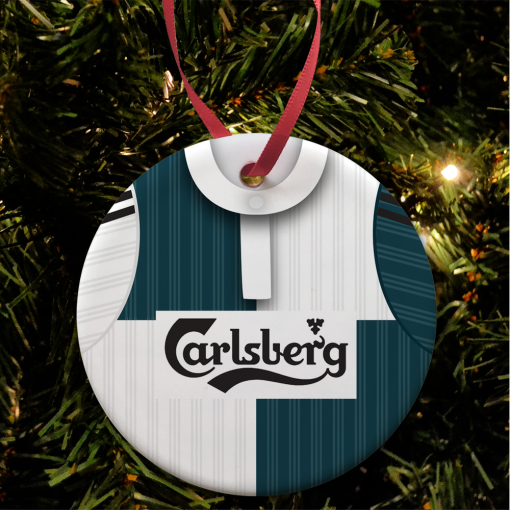 Liverpool Away 1995 Retro Kit Christmas Tree Decoration
