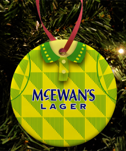 Newcastle Utd Retro Away Shirt 1992 Christmas Tree Decoration