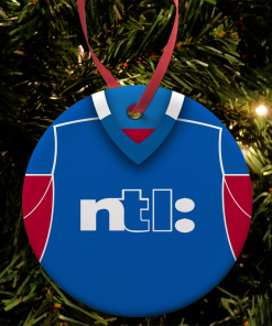 Rangers Retro Shirt 2001 Christmas Tree Decoration