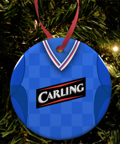 Rangers Retro Shirt 2009 Christmas Tree Decoration