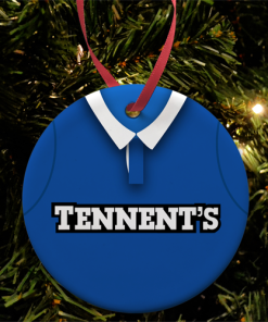Rangers Retro Shirt 2010 Christmas Tree Decoration