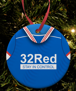 Rangers Retro Shirt 2020 Christmas Tree Decoration