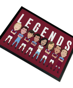 West Ham Legends Vector Heroes Door Floor Mat