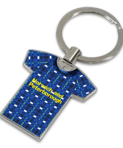 Norwich Classic Kits Away 1996 Retro Metal Shirt Keyring