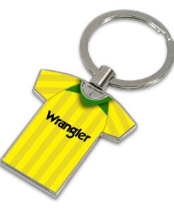 Notts County Classic Kits Away 1985 Retro Metal Shirt Keyring