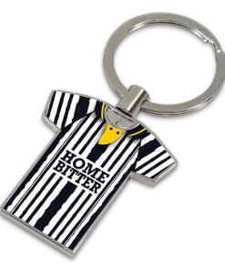Notts County Classic Kits Home 1993 Retro Metal Shirt Keyring