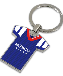 Rangers Classic Kits Home 1992 Retro Metal Shirt Keyring