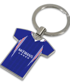 Rangers Classic Kits Home 1996 Retro Metal Shirt Keyring