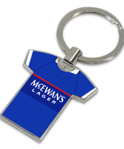 Rangers Classic Kits Home 1998 Retro Metal Shirt Keyring