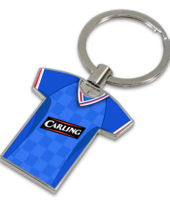 Rangers Classic Kits Home 2009 Retro Metal Shirt Keyring