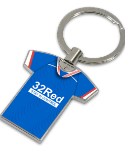 Rangers Classic Kits Home 2020 Retro Metal Shirt Keyring