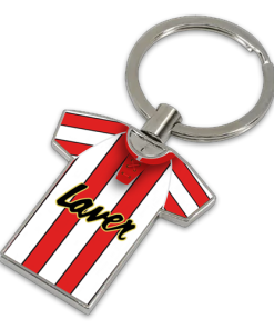 Sheffield Utd Classic Kits Home 1992 Retro Metal Shirt Keyring