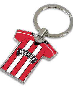 Sheffield Utd Classic Kits Home 1998 Retro Metal Shirt Keyring