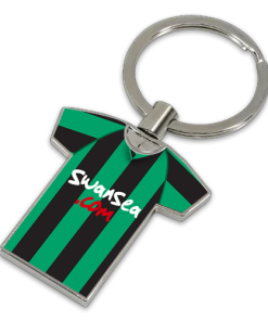 Swansea Third Classic Kits Away 2007 Retro Metal Shirt Keyring