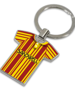 West Brom Classic Kits Away 1992 Retro Metal Shirt Keyring
