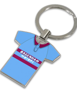 West Ham Classic Kits Away 1995 Retro Metal Shirt Keyring