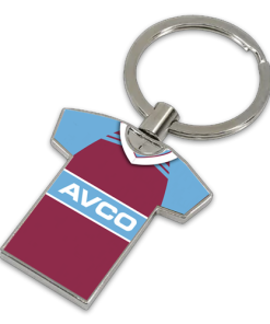 West Ham Classic Kits Home 1984 Retro Metal Shirt Keyring