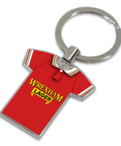 Wrexham Classic Kits Home 1997 Retro Metal Shirt Keyring