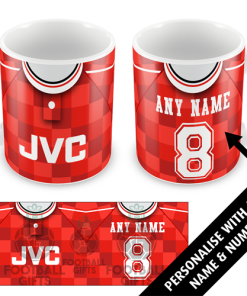 Aberdeen Home Shirt 1987 Personalised Retro Kit Mug