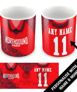 Aberdeen Home Shirt 1994 Personalised Retro Kit Mug