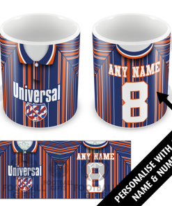 Aberdeen Away Shirt 1994 Personalised Retro Kit Mug