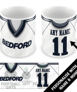 Luton Town Home Shirt 1988 Personalised Retro Kit Mug