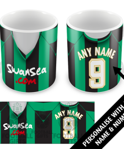 Swansea 3rd Shirt 2007 Personalised Retro Kit Mug
