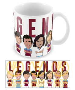 West Ham Legends Vector Heroes Players Mug